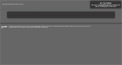 Desktop Screenshot of projectdetonate.com